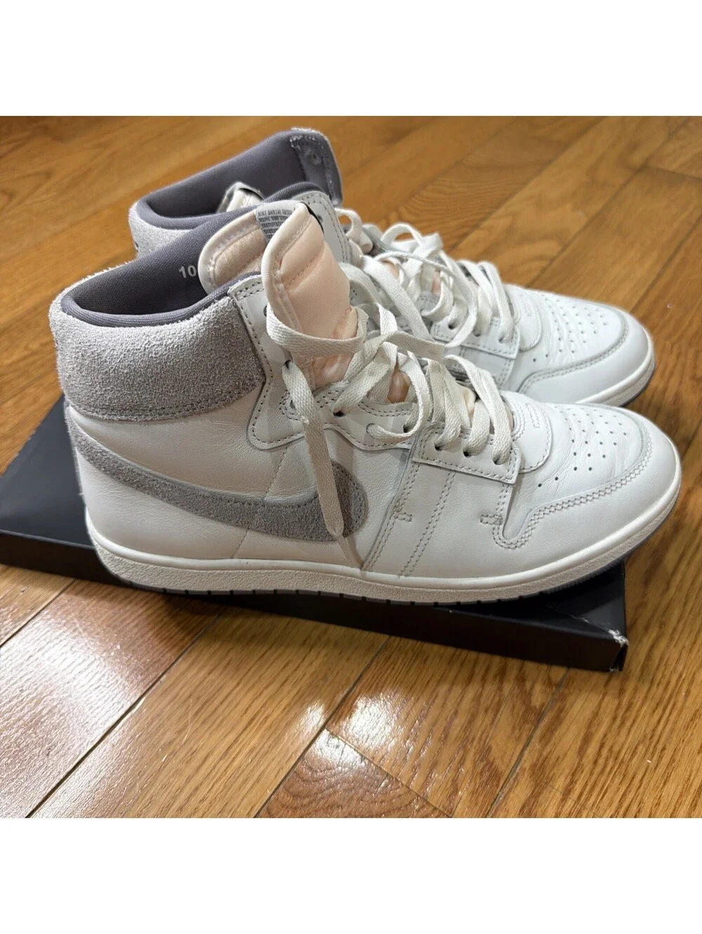 Size US 10.5 US Men’s Nike Air Ship PE SP  DZ3497 100 White/Tech Grey